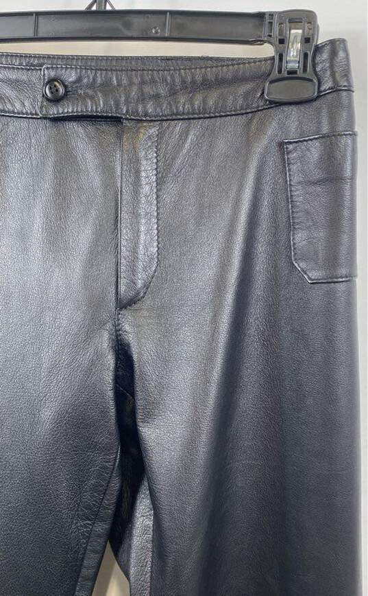 Joseph of London Black Leather Pants - Size Small image number 4