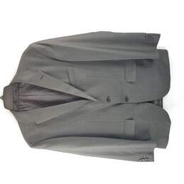 Tazio Men Grey 2 Button Up Sport Coat XS