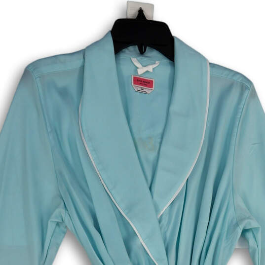 NWT Womens Blue Bridal Happily Ever After Tie Waist Robe Size L/XL image number 3