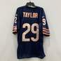 Reebok Mens Blue Orange NFL Chicago Bears Chester Taylor #29 Football Jersey 50 image number 2