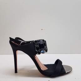Ted Baker Satin Strap Embellished Heels Black 9
