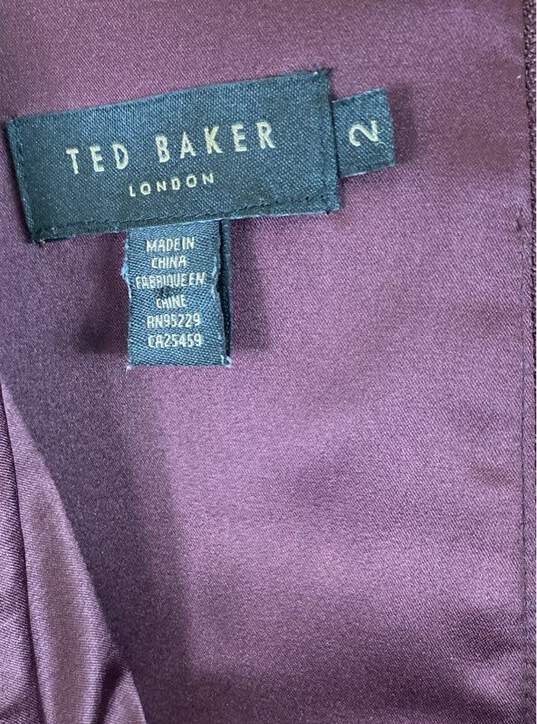 Ted Baker Purple Casual Dress - Size 2 image number 3