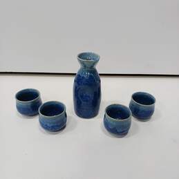 Blue Sake Drinkware Set