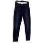 Womens Blue Denim Medium Wash 5 Pocket Design Skinny Leg Jeans Size 6/28 image number 1