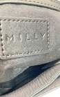 Milly Pebble Leather Convertible Satchel Backpack Grey image number 6