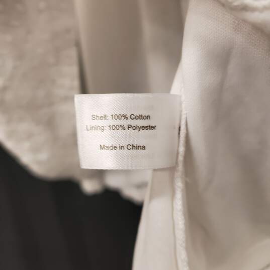 Lane Bryant Women's White Dress SZ M NWT image number 6