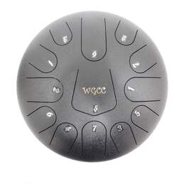 WGCC Brand 13-Note Black Steel Tongue Drum w/ Case and Accessories alternative image