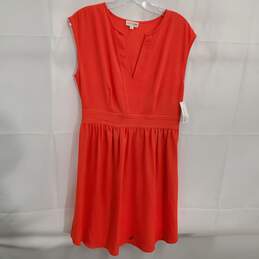 Maison Jules Women's Orange Sleeveless Dress Size Medium - NWT