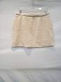 Zara Stretch Knit Sunflower Mini Skirt Women's Size L NWT image number 3