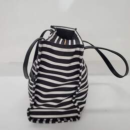 Kate Spade New York Black & White Striped Tote Bag alternative image