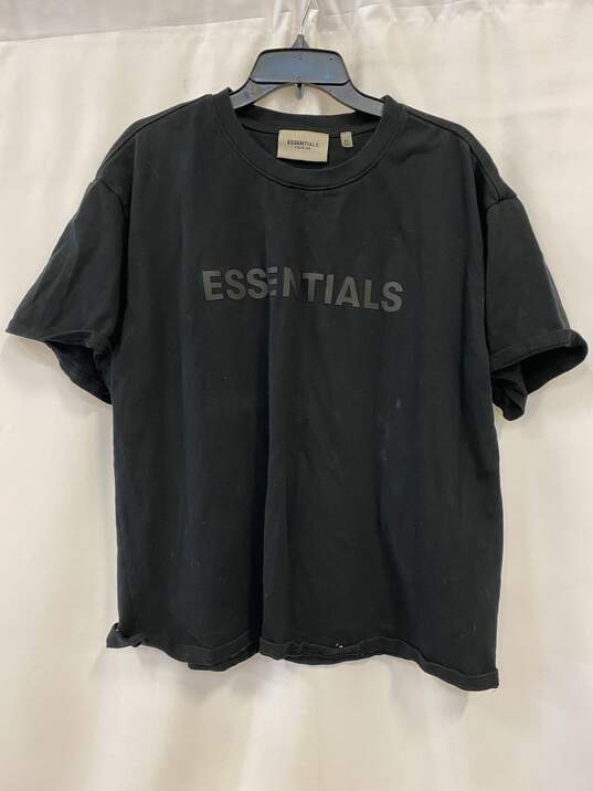 Essentials Fear of God Men Black T-Shirt XL image number 1