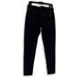 Womens Blue Denim Dark Wash Pockets Regular Fit Skinny Leg Jeans Size 8 image number 2