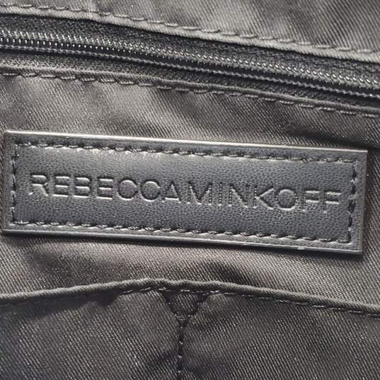 Rebecca Minkoff Midnighter Studded Magenta Leather Shoulder Bag AUTHENTICATED image number 7