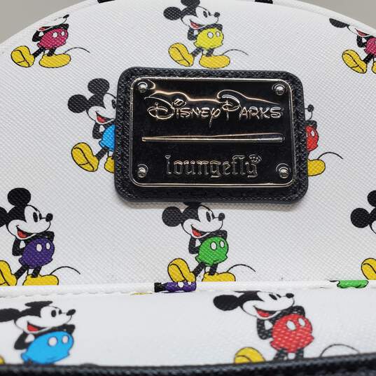 Loungefly Disney Parks Mickey Mouse Classic Standing Mini Backpack image number 4