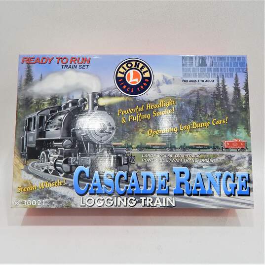 Lionel 6-30021 Cascade Range O Gauge Steam Train Set C10 IOB image number 1