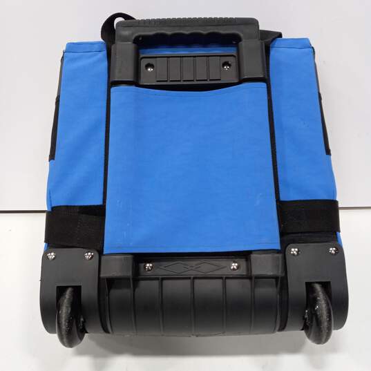 California Innovations Blue & Black Expandable Rolling Insulated Cooler Bag image number 6