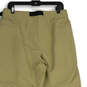 NWT Mens Beige Convertible Flat Front Slash Pocket Chino Pants Size 34 image number 4