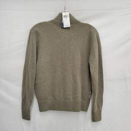 NWT Ralph Lauren WM's Wool Plaid Light Gray Sweater Coat Size PS alternative image