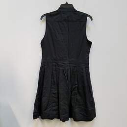 NWT G-Star Raw Womens Black Sleeveless Round Neck Pleat Ha Shirt Dress Size M alternative image