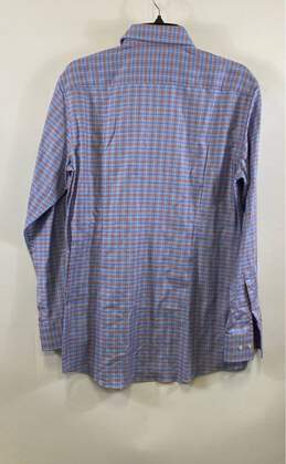 Hugo Boss Mens Blue Plaid Cotton Long Sleeve Slim Fit Button-Up Shirt Size 15.5 alternative image