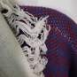 Womens Aztec Knitted Long Sleeve Open Front Cardigan Sweater Size XXL image number 3