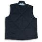Socialite Mens Black Sleeveless Collarless Full-Zip Puffer Vest Size L/XL image number 2