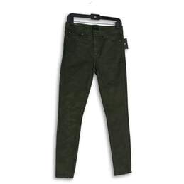 NWT Joe's Womens The Icon Green Mid Rise Skinny Leg Ankle Jeans Size 27