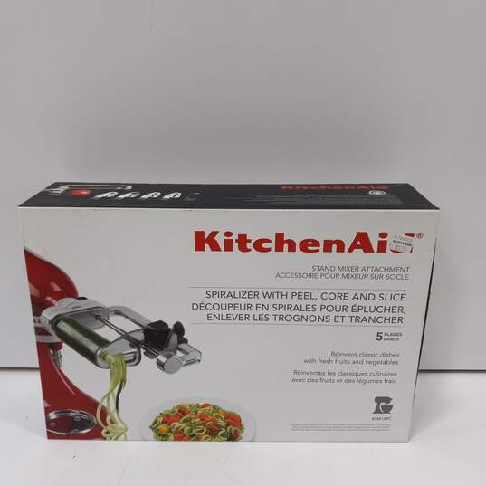 Kitchen Aid Attachment Spiralizer / 5 Blades # KSM1APC image number 6