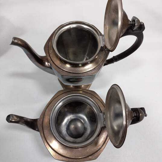 Bundle of 5 Silver Plated Tea Set Pieces image number 2