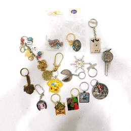 Lot Of Assorted Travel  Keychains