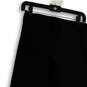 NWT Womens Black Flat Front Elastic Waist Pull-On Ankle Leggings Size L image number 1