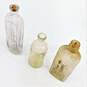ANTQ Medicine Apothecary Bottles Icy Blue Glass Dr. Miles Oleum Bull Dog Stopper image number 3