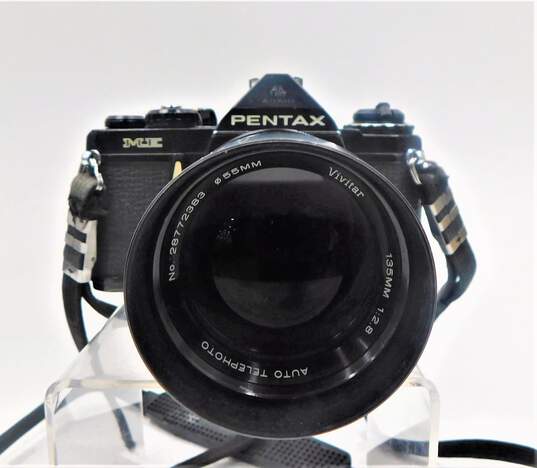 Pentax ME Super 35mm Film Camera With 55mm Lens image number 1