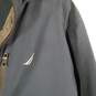 Mens Long Sleeve Pockets Hooded Full-Zip Windbreaker Jacket Size XXL image number 3
