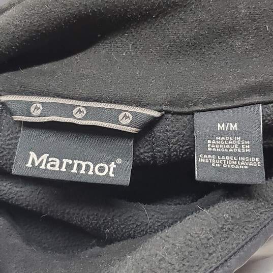 Marmot Gray Windbreaker Nylon Jacket Size M image number 3