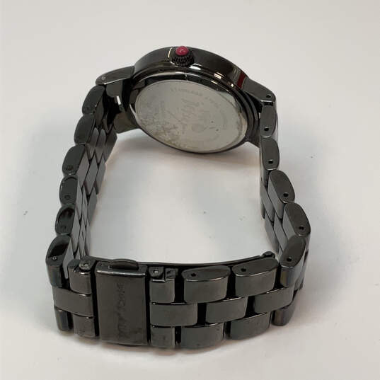 Designer Betsey Johnson BJ00402-03 Black Strap Round Dial Analog Wristwatch image number 4