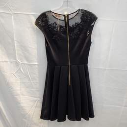 Ted Baker London Black Sleeveless Zip Back Dress Size 1 alternative image