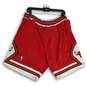 Hardwood Authentic Classics Mens Red White Chicago Bulls NBA Basketball Shorts L image number 1