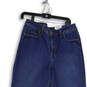NWT Womens Blue Denim 5-Pocket Design Straight Leg Jeans Size 12L image number 3