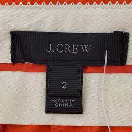 J. Crew Women Orange Pants SZ 2 NWT