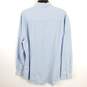 Tommy Hilfiger Men Blue Striped Button Up Shirt XXL NWT image number 2