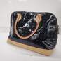 Arcadia Italy Signature Black Patent Leather Handbag image number 3