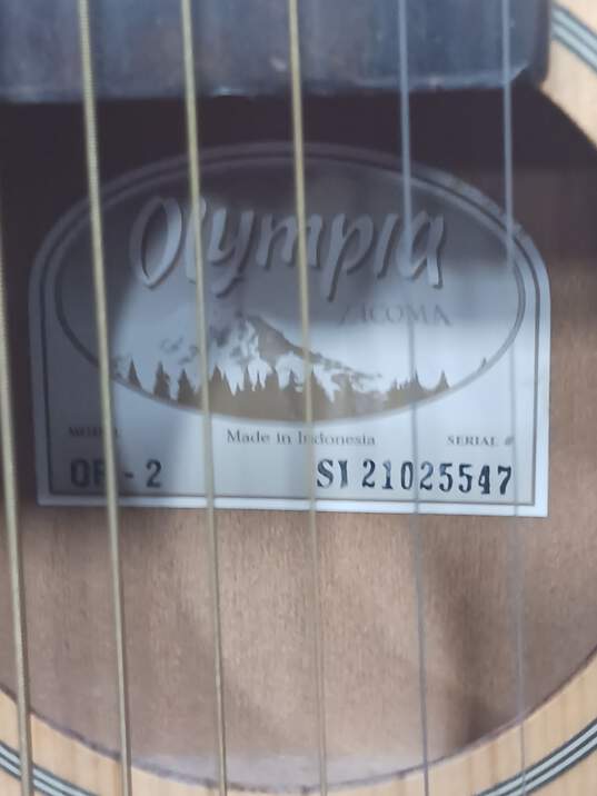 Olympia OP2 Acoustic Guitar w/Case image number 4