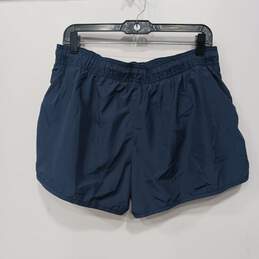 H&M Women's Blue Swim/Active Shorts Size L with Mesh Lining alternative image