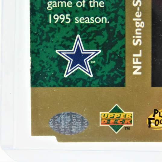 1997 Emmitt Smith Collector's Choice Turf Champions Die-Cut Dallas Cowboys image number 4