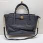 Solo New York Saffiano Faux Leather Laptop Tote Bag Carryall Organizer Black image number 1