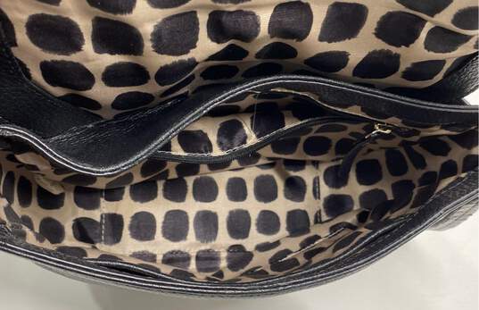 Kate Spade Black Leather Flap Crossbody Bag image number 6