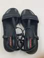 Authentic Prada Black T-Bar Platform Sandals W 6 image number 6