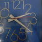 Vintage RC Royal Crown Cola Blue Lighted Advertising Wall Clock Parts & Repair image number 13