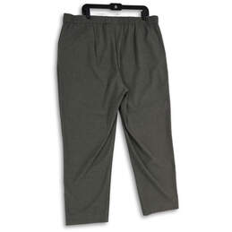 NWT Womens Gray Elastic Waist Slash Pocket Pull-On Sweatpants Size 18W alternative image